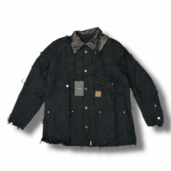 未使用品 MINUS  マイナス 24AW Rustic Collar Chore Jacket B...