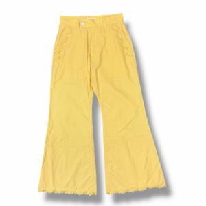 MASU MASU エムエーエスユー 22SS SCALLOP FLARE PANTS スカラップフレアパンツ MSSS-PT0722 イエロー 44 12994M