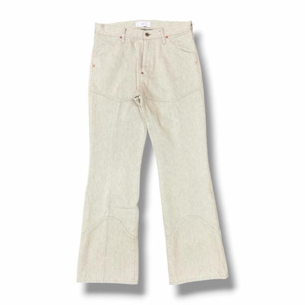 未使用品 SUGARHILL  シュガーヒル DENIM TROUSERS  デニムトラウザーフレア...