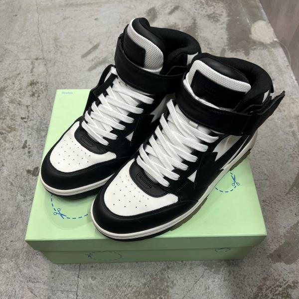 OFF-WHITE オフホワイト Out Of Office Mid Top Leather Sne...