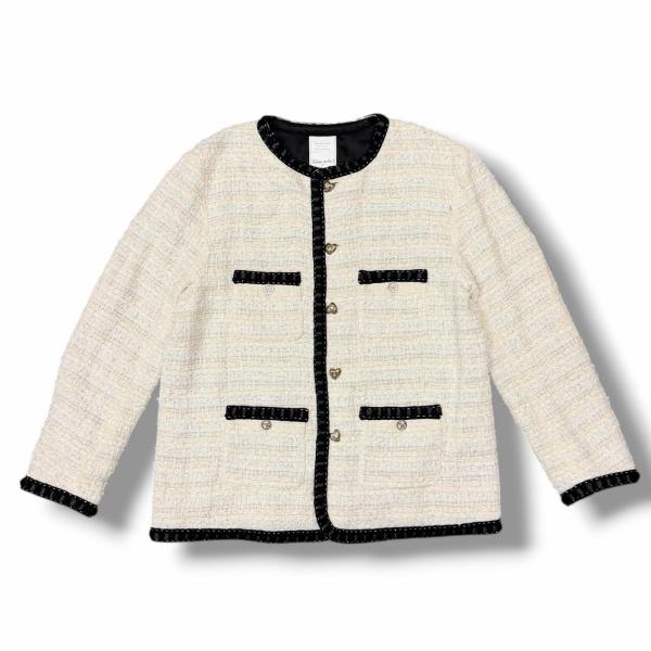 READYMADE レディメイド 25SS TWEED JKT SILVER_WHT  ツイード ジ...