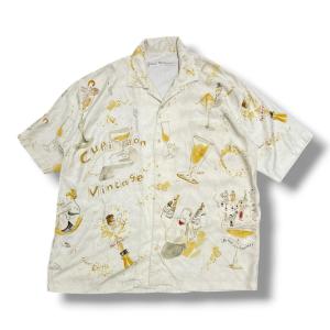 PORTER CLASSIC ポータークラシック ALOHA SHIRT CUPIDON アロハシャツキュピドン 半袖 開襟 PC-024-2689 ベージュ XL 14365M
