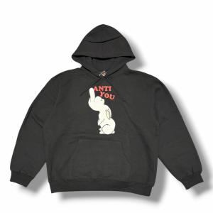 未使用品 Supreme × UNDERCOVER シュプリーム アンダーカバー 23SS Anti You Hooded Sweatshirt アンチユー フーディー スウェットパーカー ブラック L 15193M