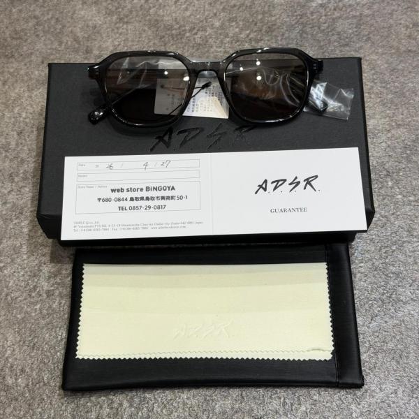 未使用品 ADSR エーディーエスアール  MARTIN マーティン 02 サングラス   ブラック...