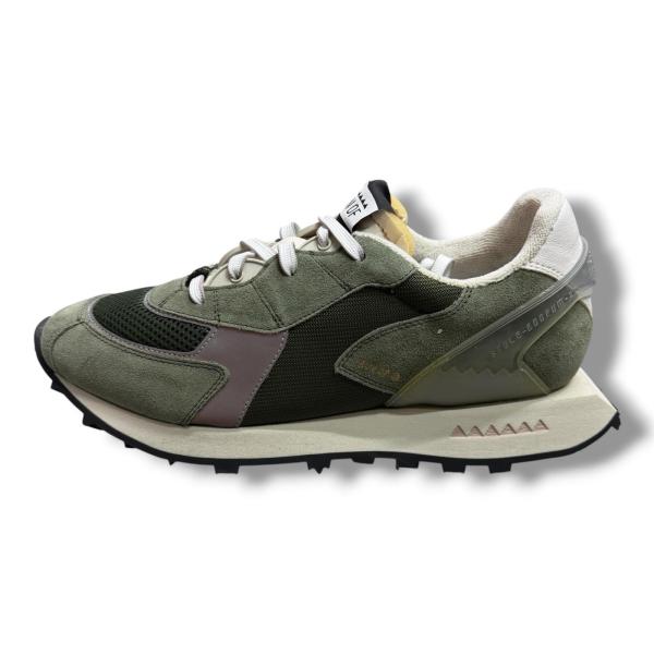 未使用品 RUN OF ランオブ TEMPELHOF MILITARY  スニーカー カーキ 41 ...