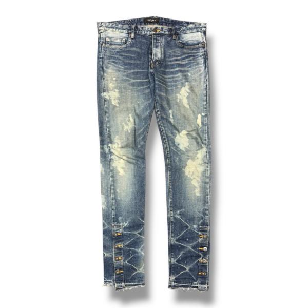 MLVINCE TYPE-1 SLIM DAMAGE JEANS タイプ1スリムダメージジーンズ デ...