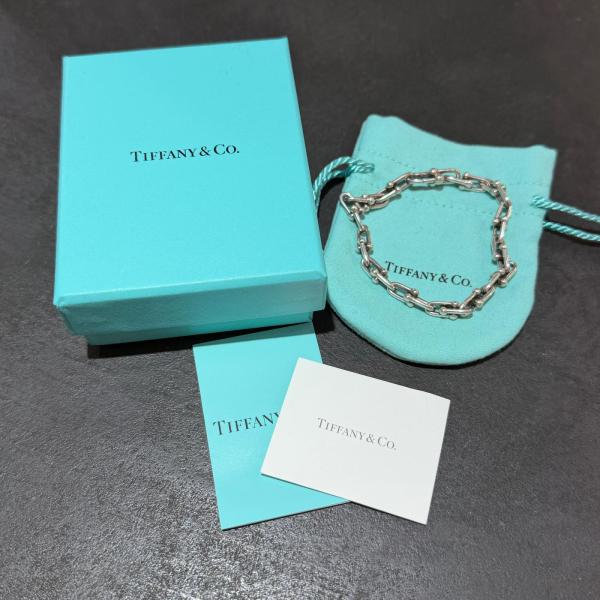 TIFFANY&amp;Co. ティファニー スモール リンク ブレスレット スターリングシルバー  ハード...