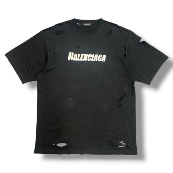 BALENCIAGA バレンシアガ 21SS Caps Destroyed Flatground T...