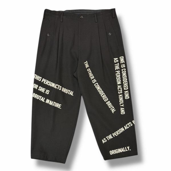 参考上代114400円 Yohji Yamamoto POUR HOMME 21AW 2Tuck M...