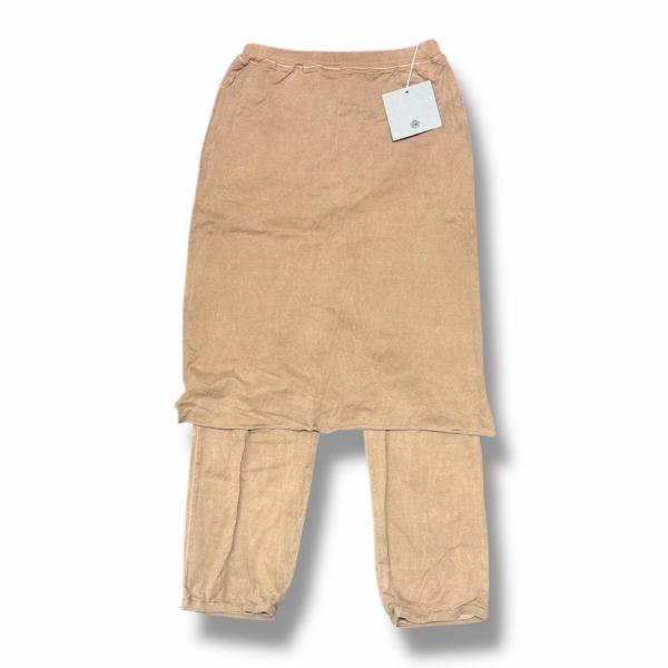 参考上代22000円 未使用 Dulcamara 25SS ピグメントジャージーレイヤードスカートP...