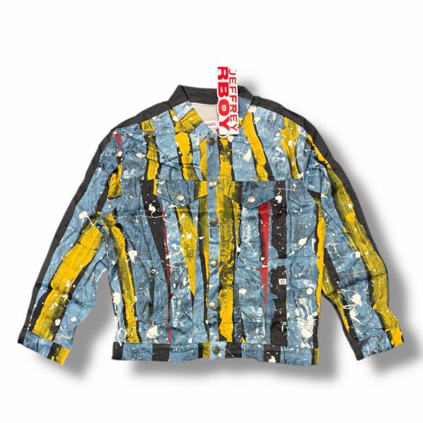 未使用 CHARLES JEFFREY LOVERBOY SILKY OVERSIZED DENIM...