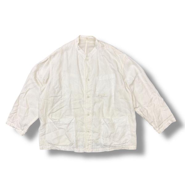 Graphpaper グラフペーパー Linen Band Collar Coverall  リネン...