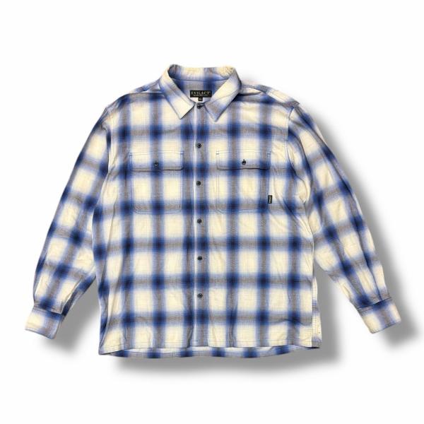 参考上代19800円 EVILACT  EVILACT OMBLE SHIRT オンブレチェックシャ...