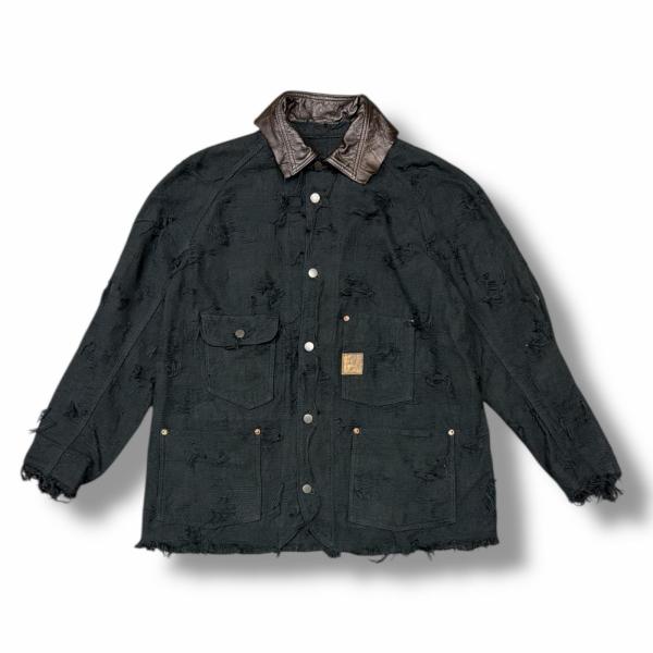 未使用 MINUS  Rustic Collar Chore Jacket Boro Crust ラ...