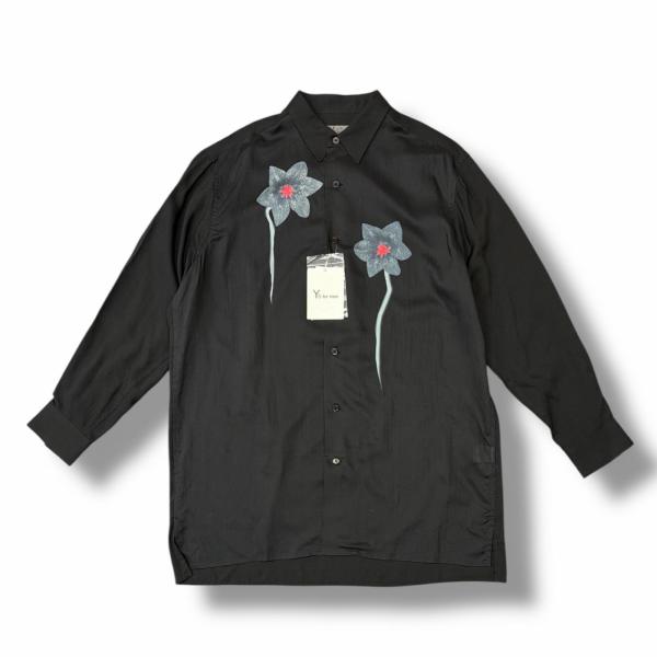 参考上代94600円 未使用 Y’s for men 25SS REGULAR COLLAR SHI...