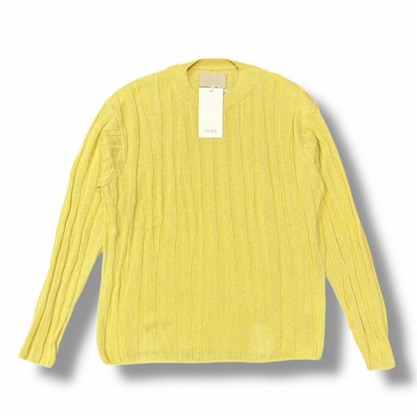 参考上代35200円 未使用 YOKE 25SS Random Rib Crewneck Sweat...