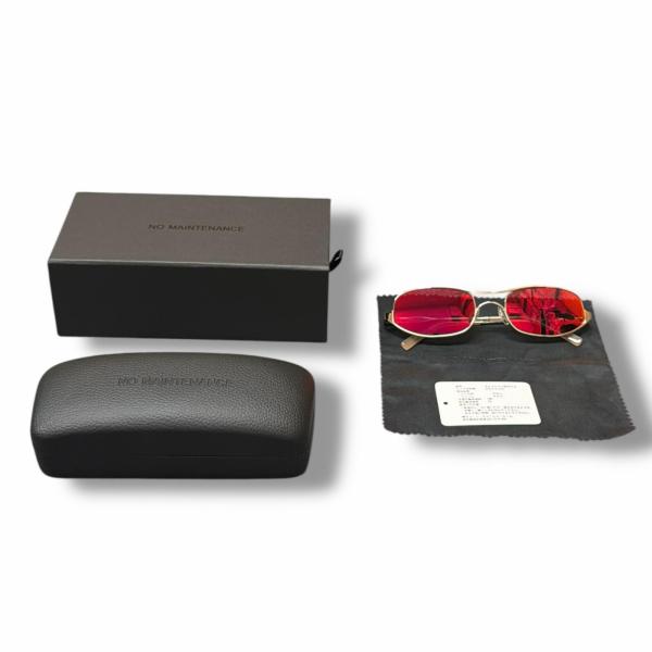 未使用品 NO MAINTENANCE ノーメンテナンス Wire Frame Sunglasses...