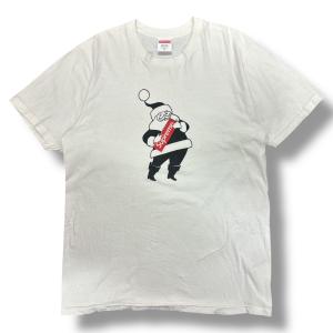 Supreme シュプリーム 16AW Santa Tee サンタTシャツ 半袖カットソー ホワイト M 98336A