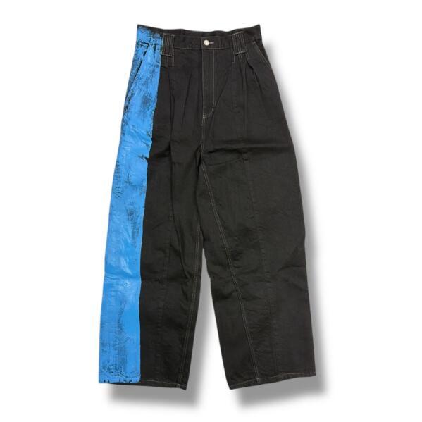 未使用 YOKE 24AW PAINTED DENIM WIDE-LEG BUGGY PANTS  ...