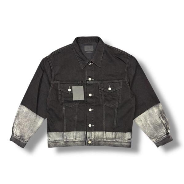未使用品 YOKE ヨーク 24AW Laser Processed Denim Trucker J...