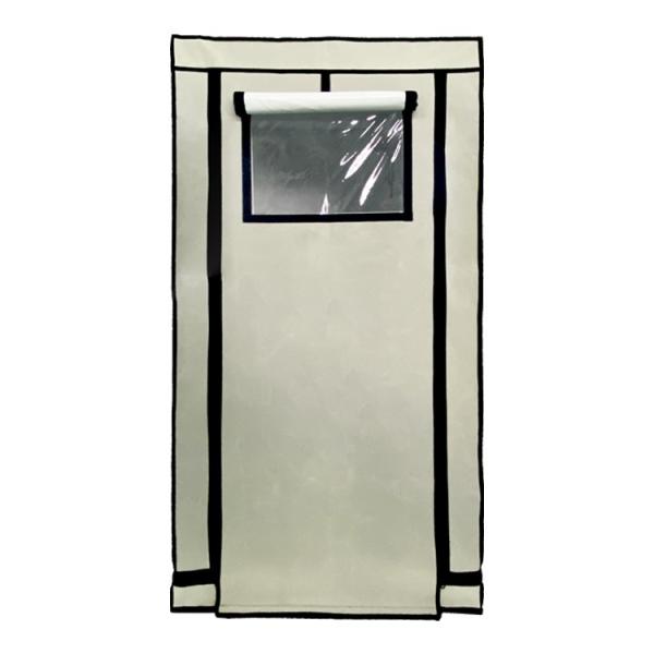 ベージュ色植物育成温室テントグロウテント100X100X200CM