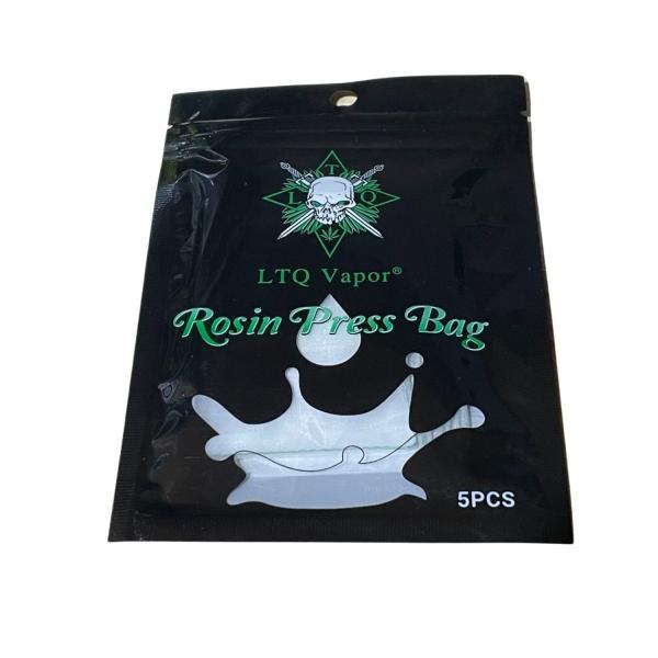 ロジンプレス機械用バッグ（72ミクロン/3''x5''/25枚入りお得セット）大き目サイズ