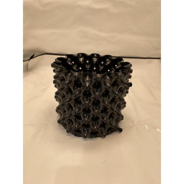 エアポット黒ネジＳサイズ（直径20cm高さ20cm）