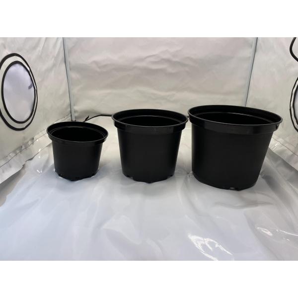 Gallon-pot黒色ガロンポット（2ガロン　固いプラスチック素材）