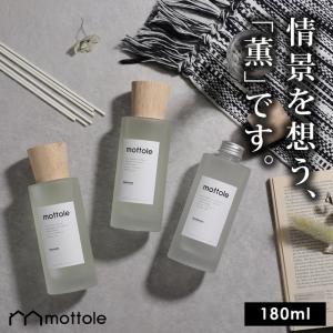 【廃番25/4/28】リードディフューザー 容器 スティック 大容量 MTL-A010 mottole 180ml ディフューザー アロマ ルームフレグランス 香り 芳香 シンプル
