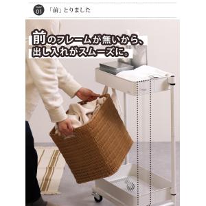 キッチンワゴン キャスター付き スリム 3段 ...の詳細画像3