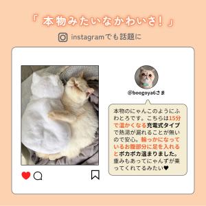 にゃたんぽ 湯たんぽ 充電式 蓄熱式 ねこ ぬ...の詳細画像3