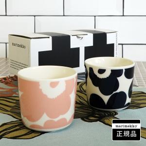 マリメッコ コーヒーカップ2個セット（ラテマグ） UNIKKO/さくら＆NAVY【店頭受取も可 吹田】｜mottozutto