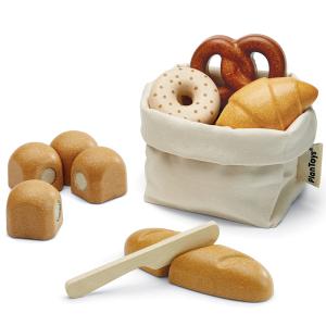 プラントイ 木製ままごとパンセット