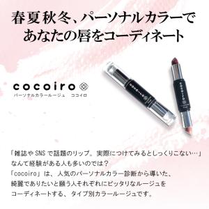 口紅 1本で2色入り cocoiro パーソナ...の詳細画像1