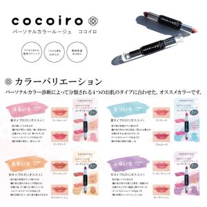 口紅 1本で2色入り cocoiro パーソナ...の詳細画像3