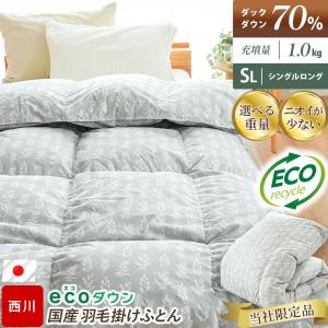 西川（nishikawa） 掛け布団 シングル 羽毛入り ハイブリッド ダウン50