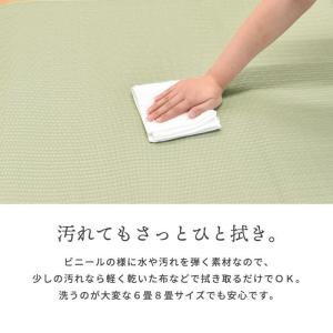 い草風PPラグ 3畳 江戸間 174×261c...の詳細画像3