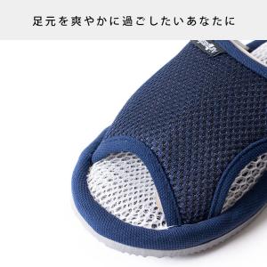 スリッパ 夏用 室内用 夏 メッシュ生地 ムレ...の詳細画像1