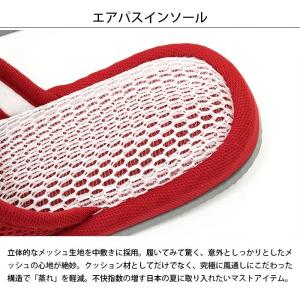 スリッパ 夏用 室内用 夏 メッシュ生地 ムレ...の詳細画像3