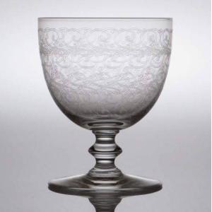 美品 Baccarat バカラ ローハン ワイングラス クリスタル 高さ10cm ウォーターゴブレット SU14094B4 バカラ（Baccarat） 美品 ローハン ワイングラス クリスタル 高さ10cm