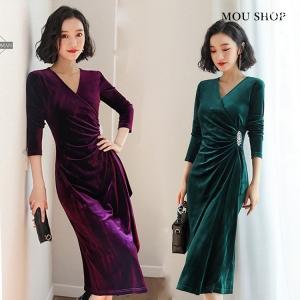 ベロア ワンピース 結婚式の商品一覧 通販 Yahoo ショッピング