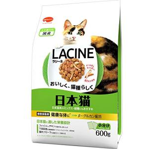 ラシーネ LACINE キャットフード 日本猫着色料不使用猫種別グルメ国産小分包装 フィッシュ 猫 600g｜moum