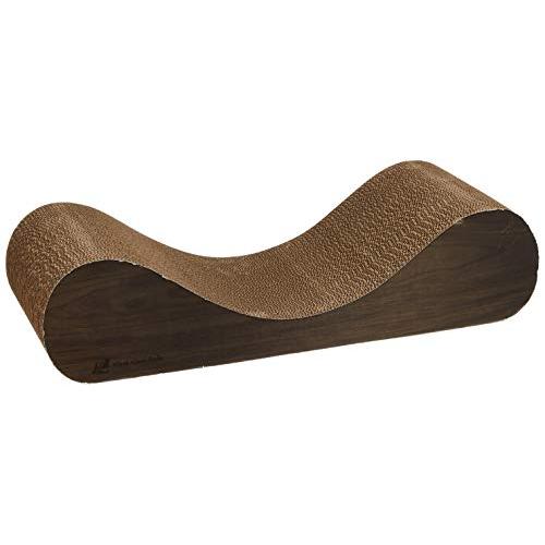 ミュー (mju:) 爪とぎ ガリガリソファ スクラッチャー インテリア ダルブラウン&amp;ミルベージュ...