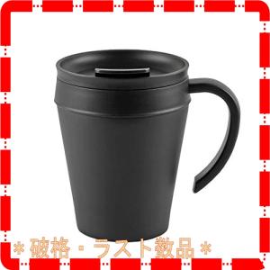 BLKP マグカップ 330ml ブラック 保冷