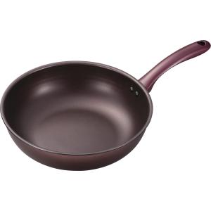 京セラ 新 コーティング フライパン 炒め鍋 28cm 深型 セラフォート ガス火 専用 セラミック ダイヤモンド CFF-G28FA-BBR