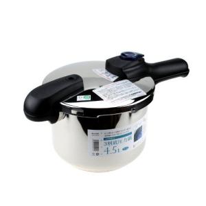 パール金属　クイックエコ　3層底切り替え式圧力鍋　4.5L　H-5041