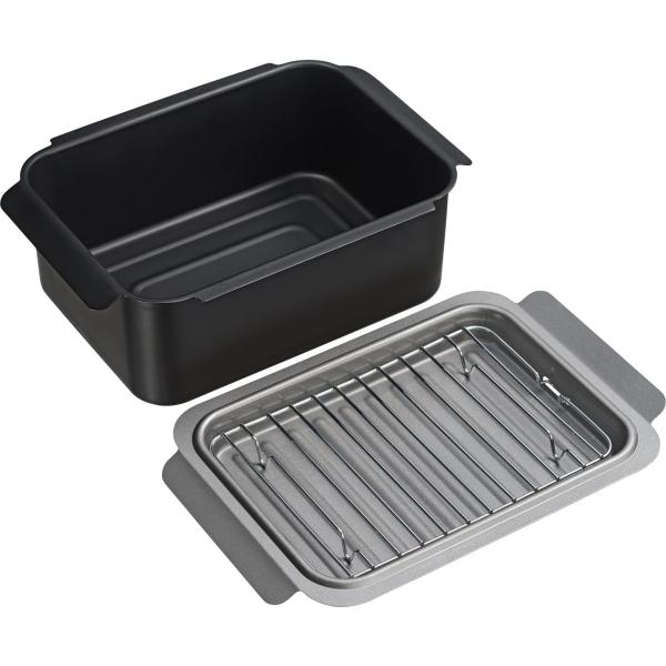 和平フレイズ ポコフリット  角型 揚げ鍋 ワイド 20×14cm 揚げアミ付  RB-2926