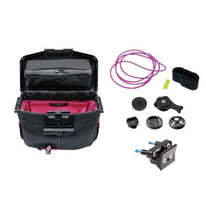 RECMOUNT バッグ マウント付き ブラック　　ライドオンバッグ中古 レックマウントプラス]ライドオンバッグ(オリーブ)+ハンドルバー専用