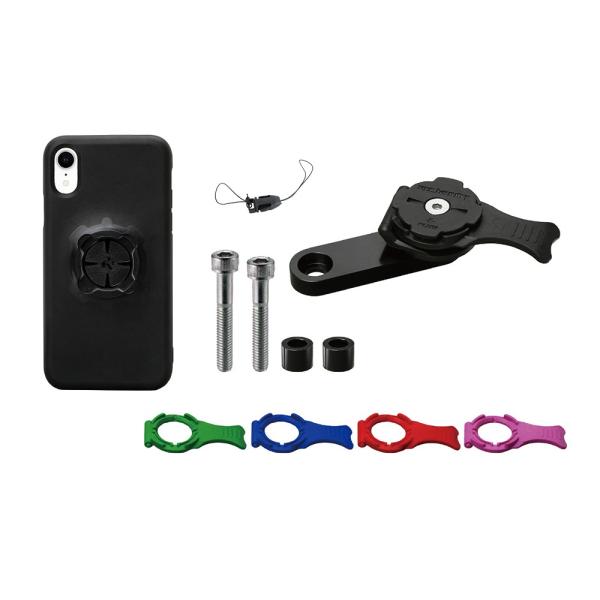 [レックマウントプラス]MotoマウントキットiPhoneXR用【R+Moto1-iPC4】(マウン...