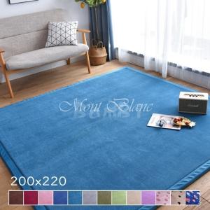 カーペット ラグマット 絨毯 おしゃれ ラグ 厚手 洗える 北欧 200 250 300 3畳 6畳 200×220